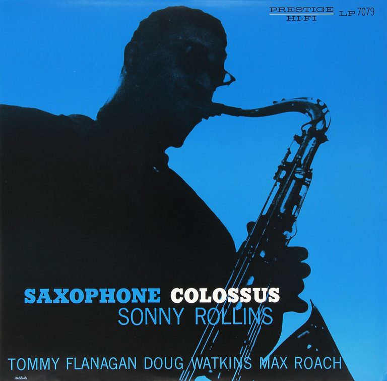 Sonny Rollins - Saxophone Colossus - på vinyl cover.