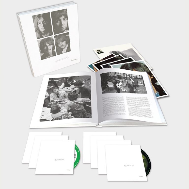 The Beatles - The White Album (50th anniversary) - bokssæt cd vinyl blu-ray bog